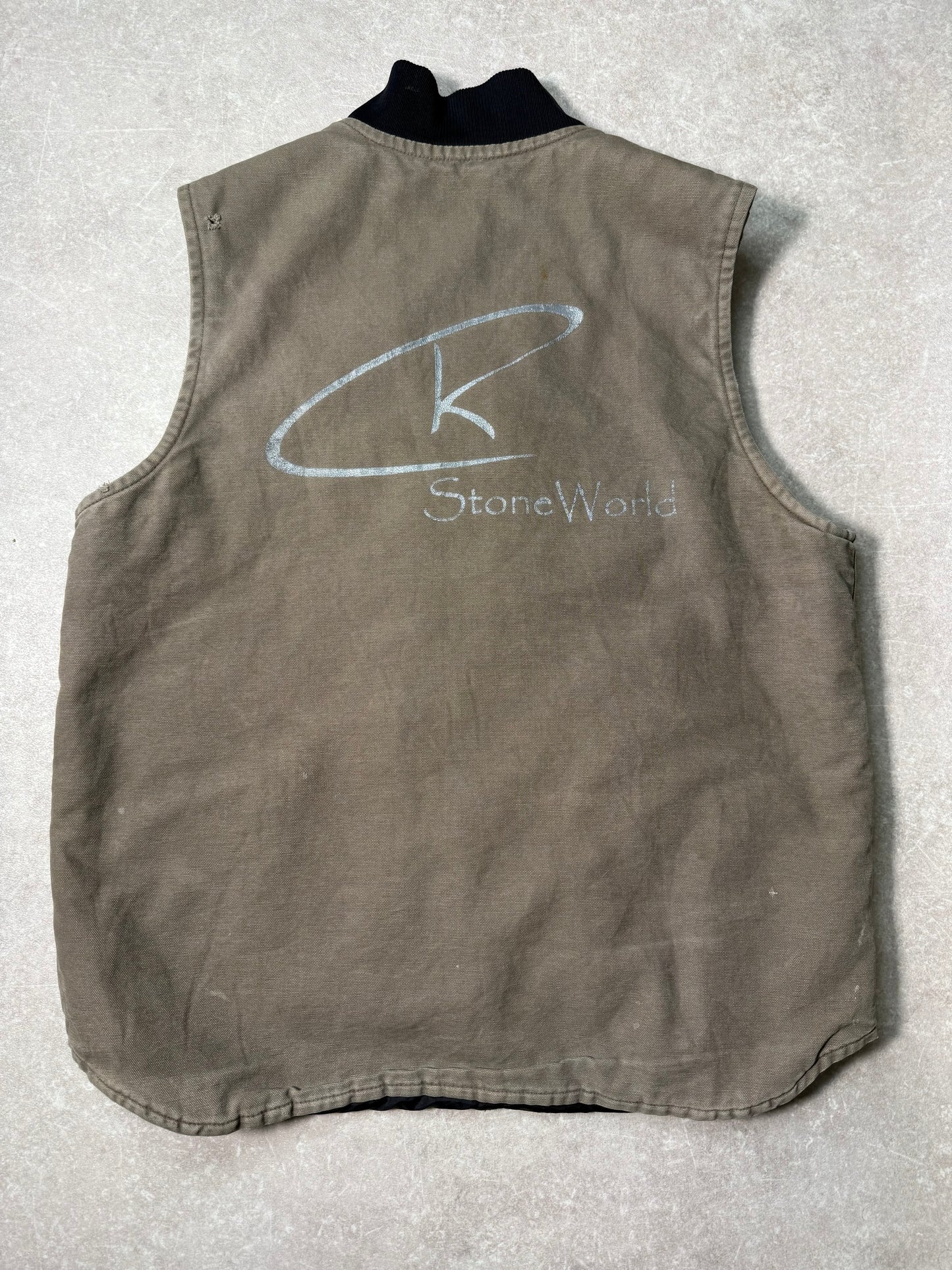 Size Large Vintage Carhartt Body Warmer Jacket Used (23.5x28)