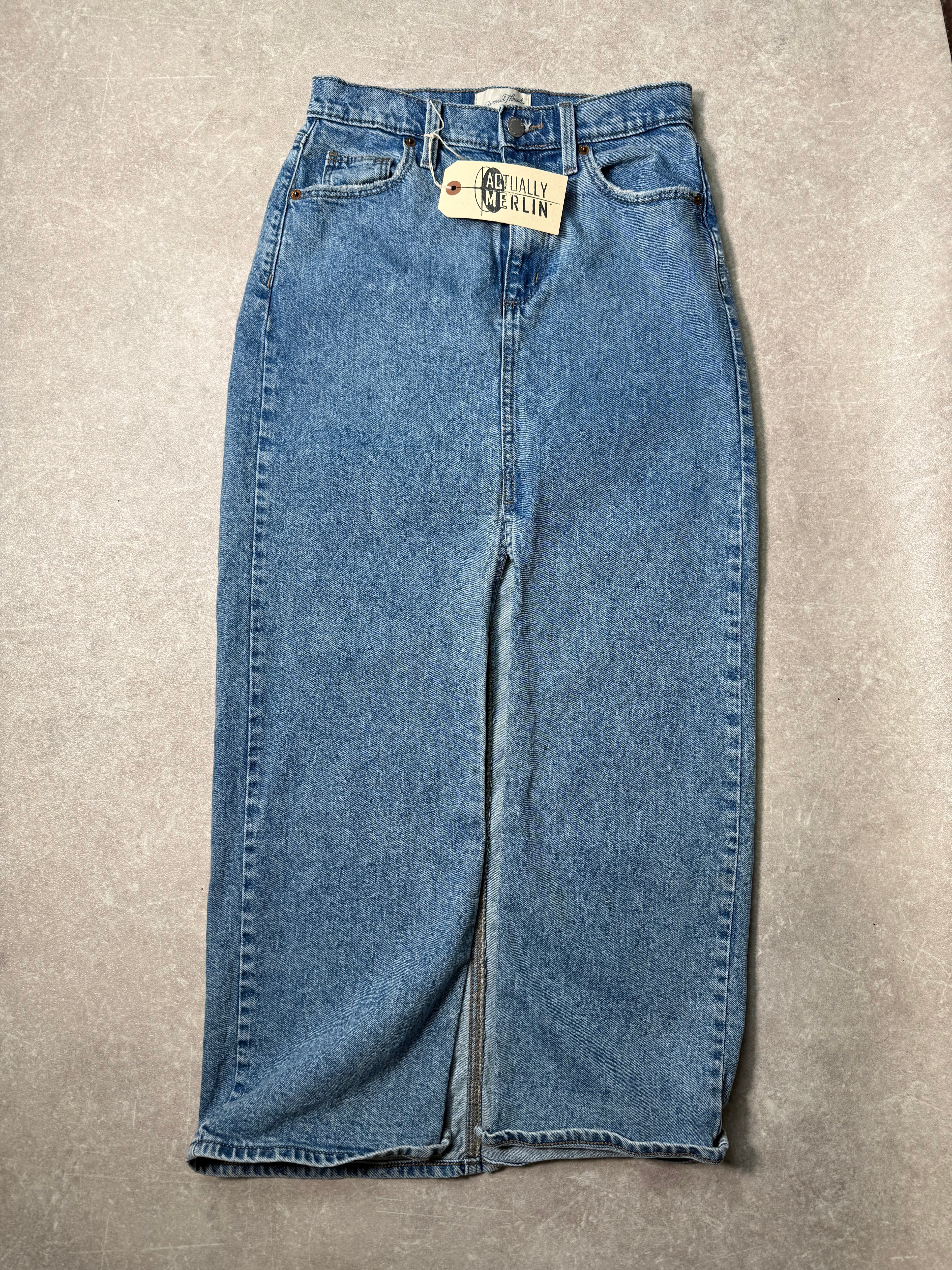 Size 10 Denim Maxi Skirt