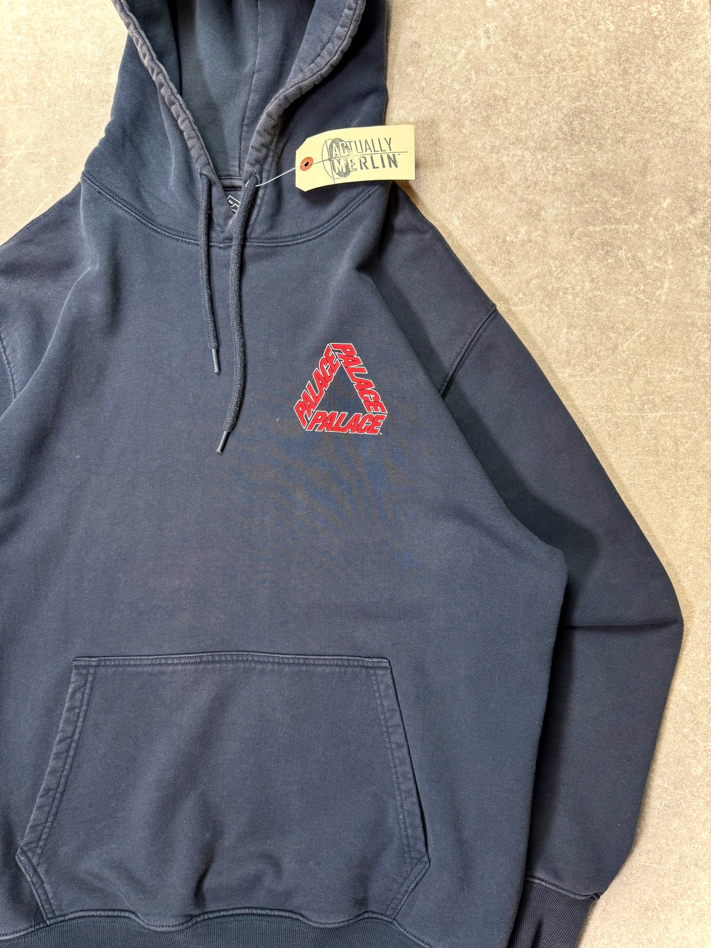 Palace Skateboards Hoodie - Black - Used - Large