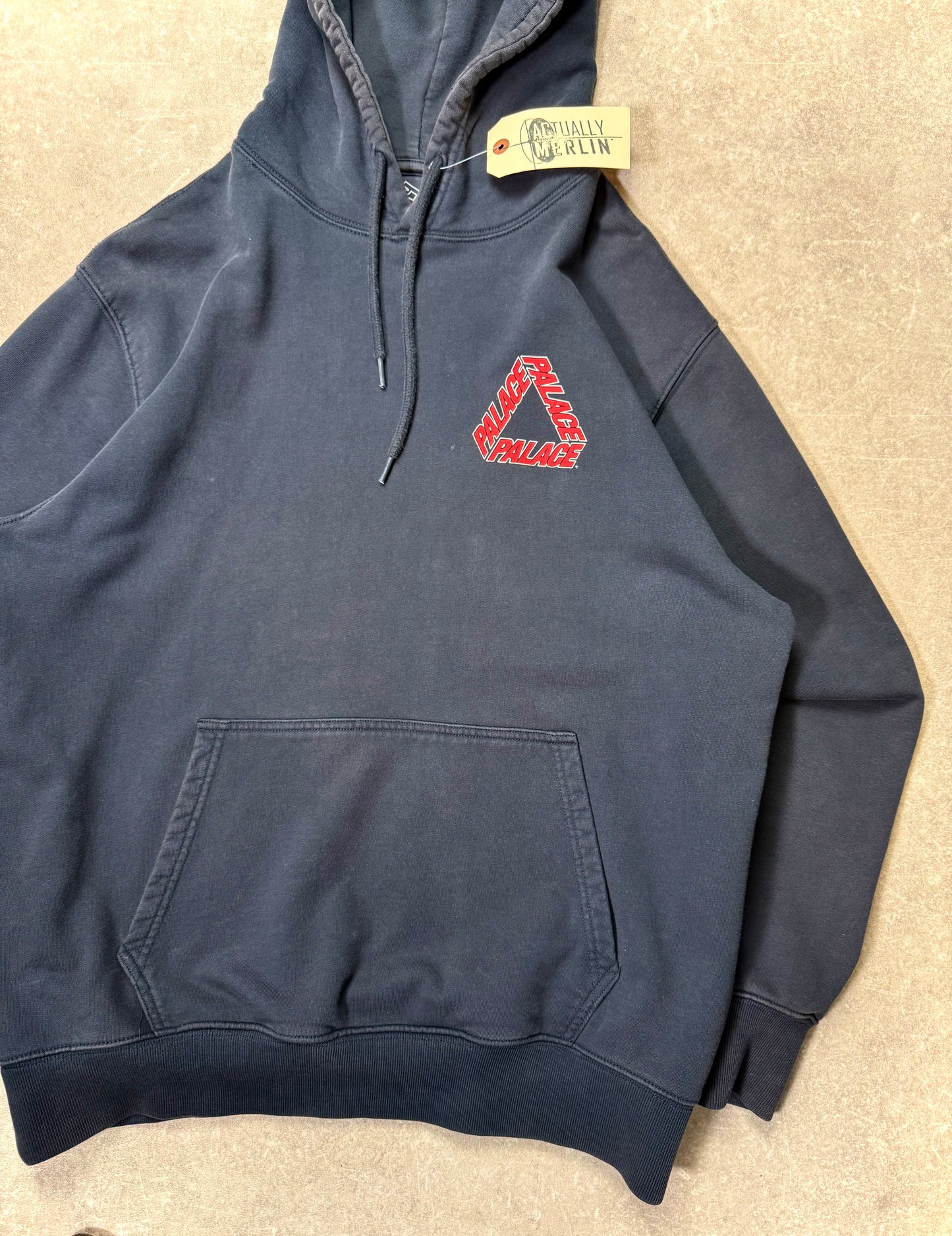 Palace Skateboards Hoodie - Black - Used - Large