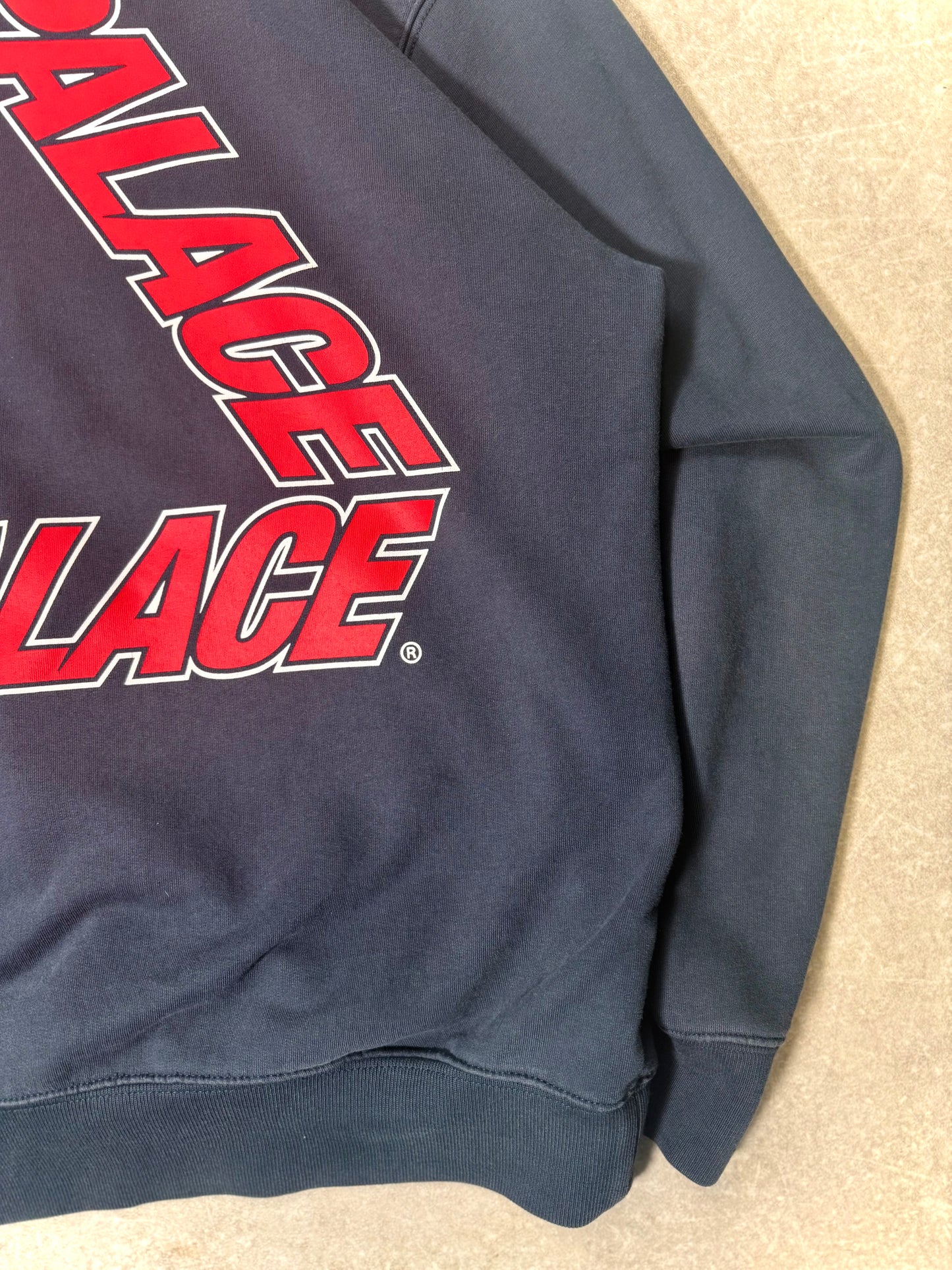 Palace Skateboards Hoodie - Black - Used - Large